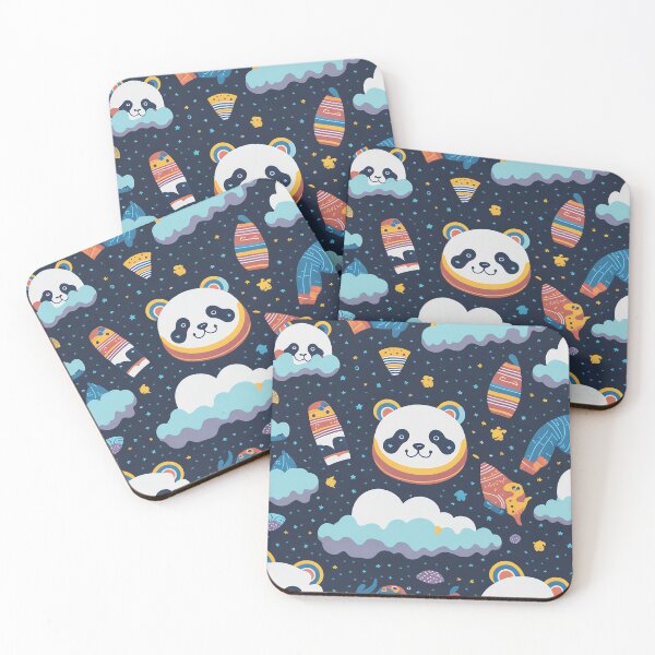 Item preview, Panda Dreams Exploring Repeat Patterns in Delightful Panda Illustrations designed and sold by mdhanim.