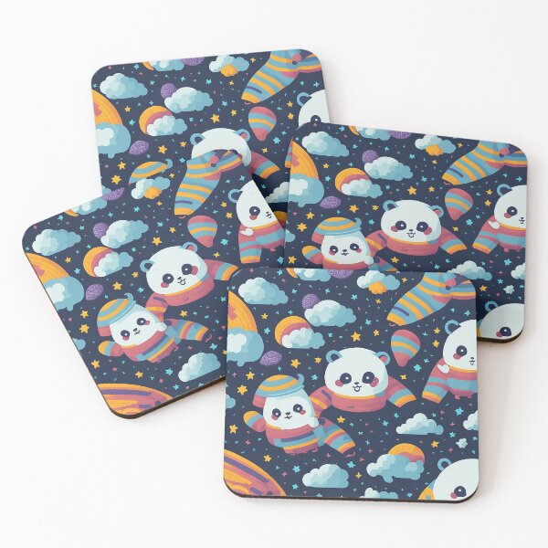 Item preview, Panda Mosaic Illustrated Repeat Designs Reflecting the Beauty of Pandas designed and sold by mdhanim.
