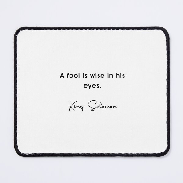 Item preview, King Solomon Quote designed and sold by corbrand.