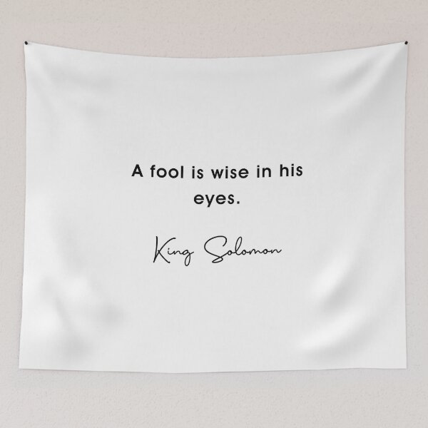 Item preview, King Solomon Quote designed and sold by corbrand.