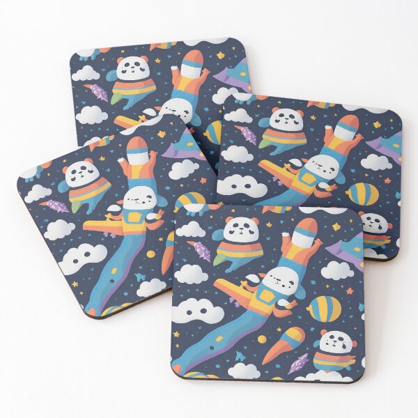 Item preview, Panda Parade Repeat Pattern Showcase with Adorable Panda Illustrations designed and sold by mdhanim.