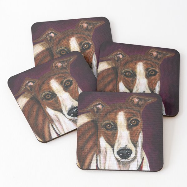 Item preview, "Royalty" Greyhound Dog painting designed and sold by Michelle Wrighton.