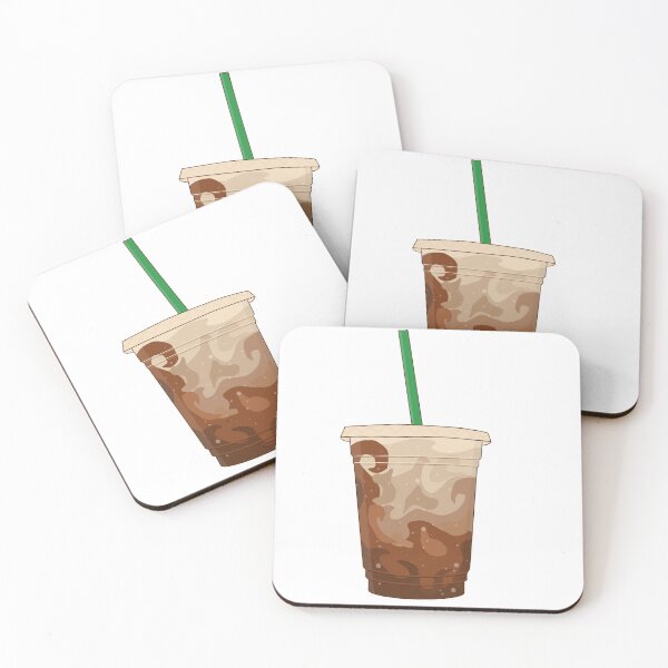 Item preview, Iced Coffee with Milk designed and sold by Color Block Art Shop.