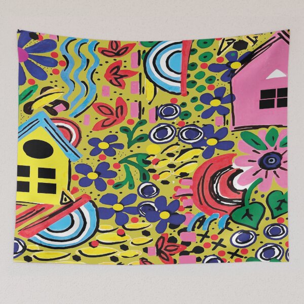Item preview, Little Pink House designed and sold by ClubCreativeArt.