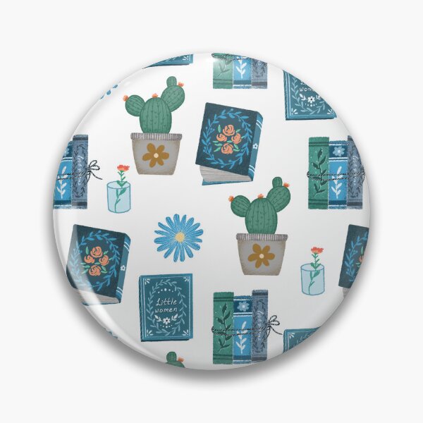 Item preview, Cactus and books  designed and sold by pinkyfish1010.