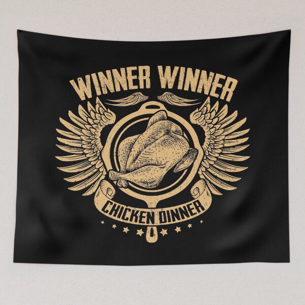 Item preview, Winner winner chicken dinner PUBG game designed and sold by HEARTBEATS.