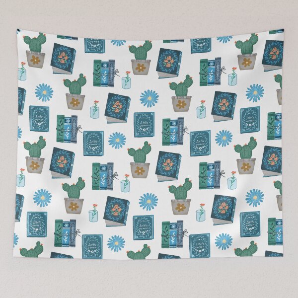 Item preview, Cactus and books  designed and sold by pinkyfish1010.