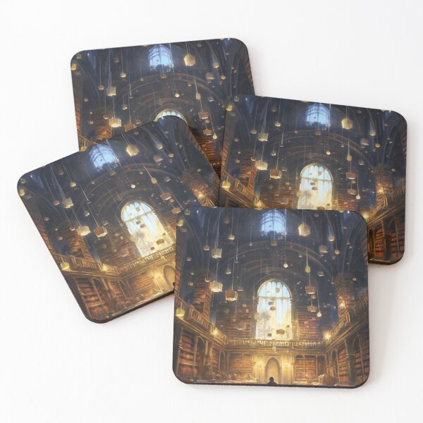Item preview, Whispers of Destiny: Unveiling Secrets in the Forgotten Library designed and sold by oanaunciuleanu.