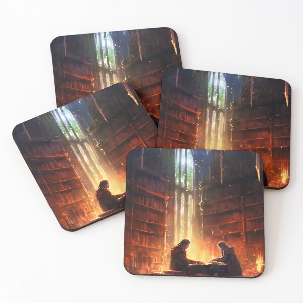 Item preview, Whispers of Destiny: Unveiling Secrets in the Forgotten Library designed and sold by oanaunciuleanu.