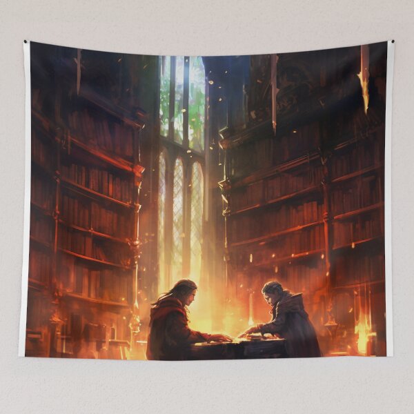 Item preview, Whispers of Destiny: Unveiling Secrets in the Forgotten Library designed and sold by oanaunciuleanu.
