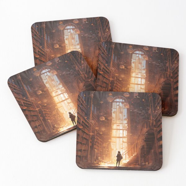 Item preview, Whispers of Destiny: Unveiling Secrets in the Forgotten Library designed and sold by oanaunciuleanu.