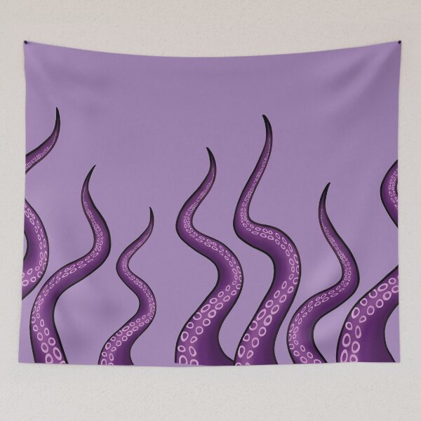 Item preview, Kraken inspired tentacles on a purple background designed and sold by Confriends.