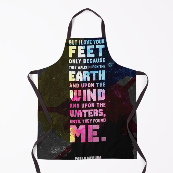 Item preview, But I Love your Feet, Pablo Neruda - 03 - Typographic Quote Poster designed and sold by Studio Grafiikka.