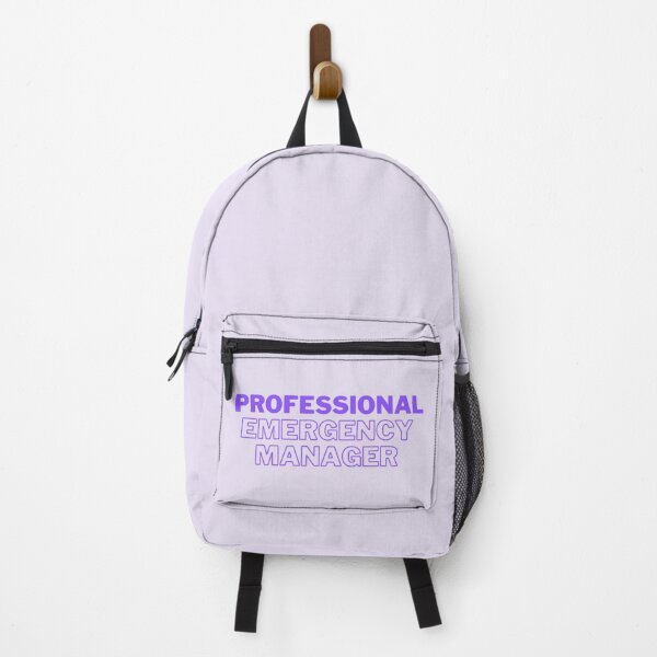 Item preview, Professional Emergency Manager - in purple  designed and sold by MitigationZone.