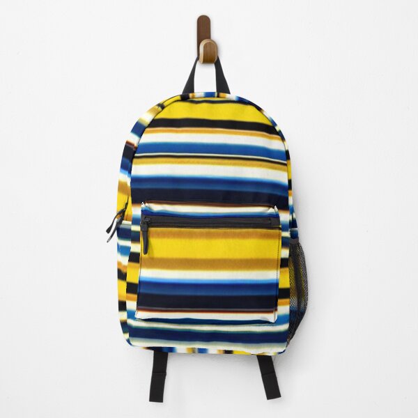 Item preview, Abstract Yellow, Black and Blue Stripes designed and sold by calibrit.