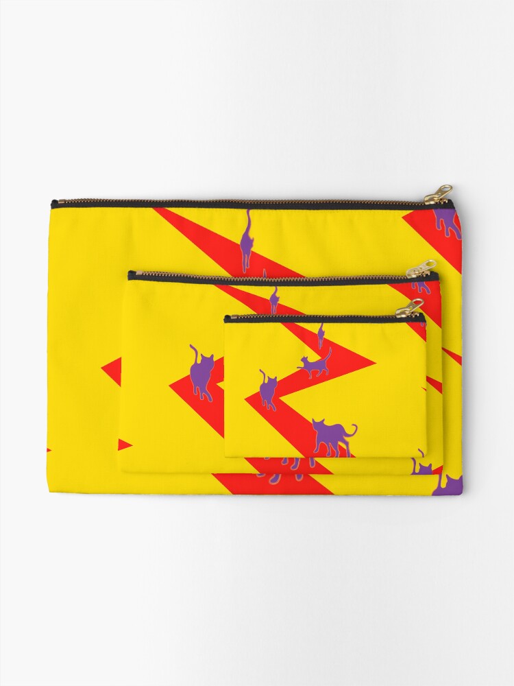Alternate view of catwalk does pop art Zipper Pouch