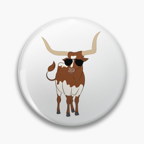 Vista previa del artículo con la obra «Cool Longhorn», diseñado y vendido por cnaukam.