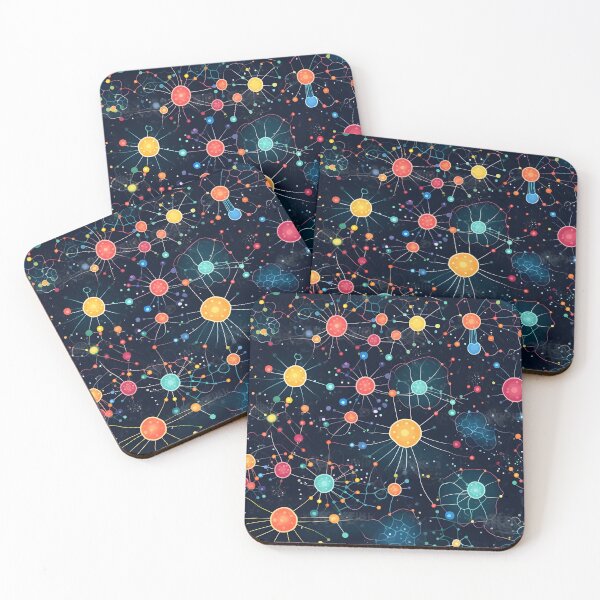 Item preview, Minimalist Star Network – Seamless designed and sold by GalacticLabs.