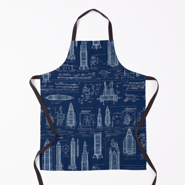 Item preview, Planos de piezas de cohetes - sin costuras designed and sold by GalacticLabs.
