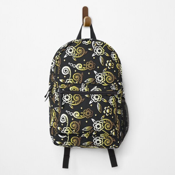 Item preview, Seamless black background with gold lace pattern. designed and sold by Marina Smorodinskaya.