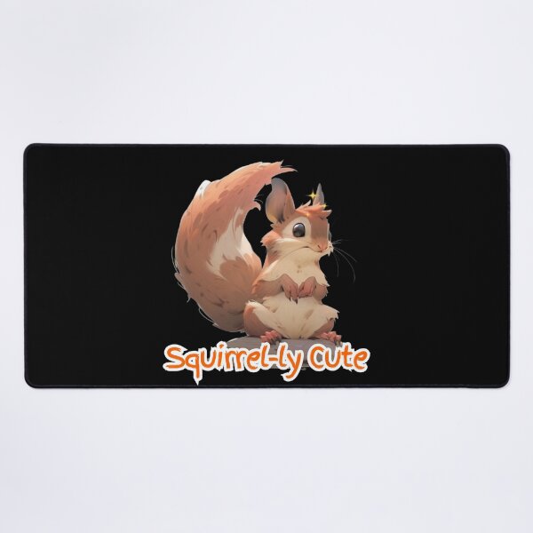 Item preview, Squirrel-ly Cute - Hilarious Squirrel Digital Art Print designed and sold by UnplainShirt.