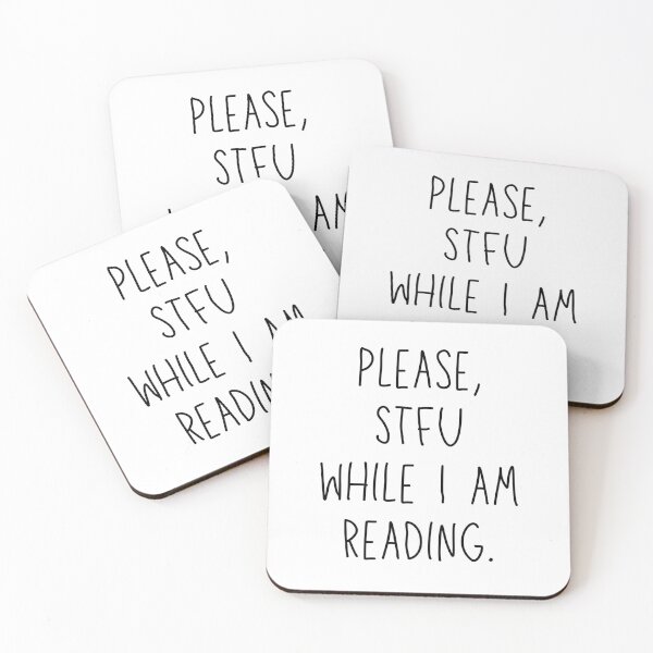 Item preview, Please, STFU while I am reading. designed and sold by venomouspixie.