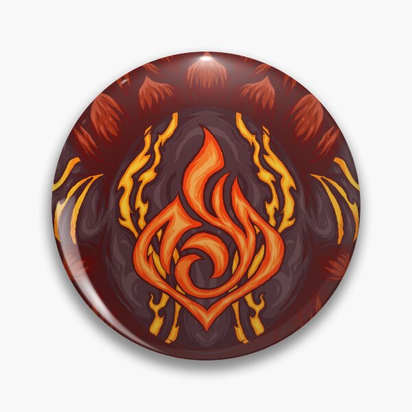 Item preview, GENSHIN IMPACT Hilichurl fire sticker designed and sold by koyung500Store.