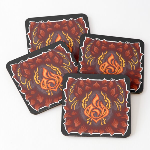 Item preview, GENSHIN IMPACT Hilichurl fire sticker designed and sold by koyung500Store.