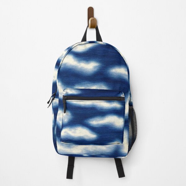 Item preview, Abstract White Cloud Pattern on Dark Blue designed and sold by calibrit.