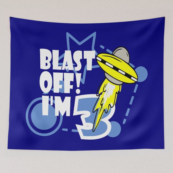 Item preview, Blast off Im 3 designed and sold by giftfromheart.