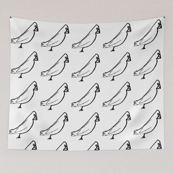Item preview, Simple Stick Figure Bird designed and sold by thetruth90210.
