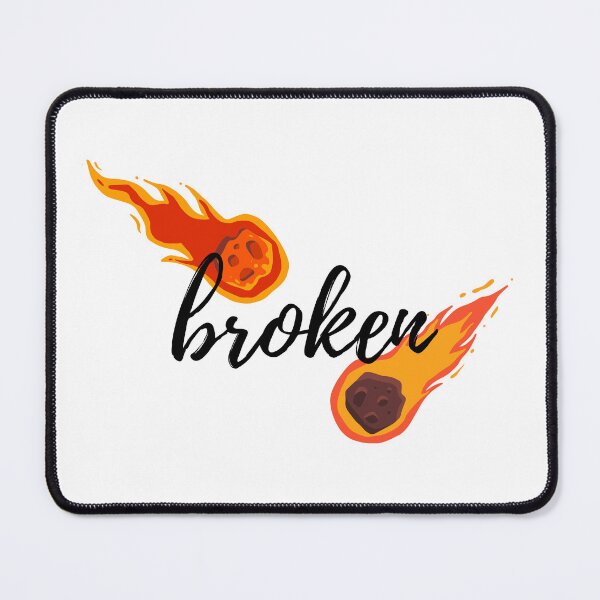 Item preview, Broken fire rock design designed and sold by deejadesign.