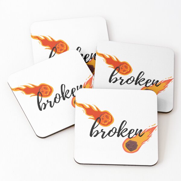 Item preview, Broken fire rock design designed and sold by deejadesign.