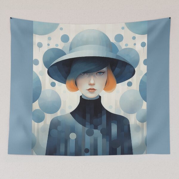 Item preview, Blue Droplets designed and sold by munki-urban.
