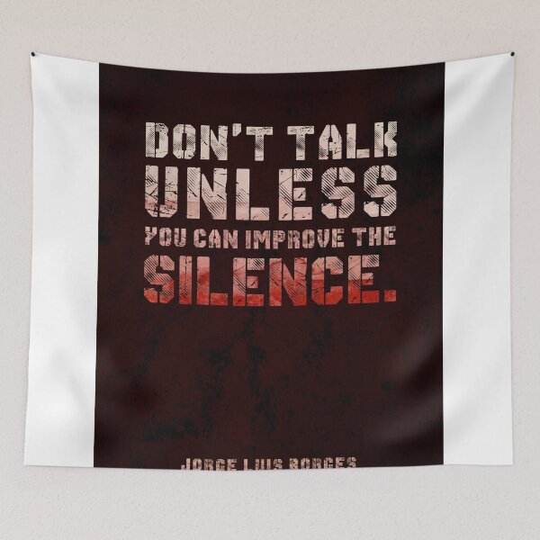 Item preview, Jorge Luis Borges - Typographic Quote Poster 01 designed and sold by Studio Grafiikka.