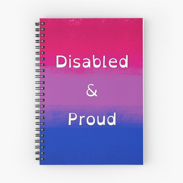 Item preview, Disabled & Proud - Bi Pride  designed and sold by CripRevolution.