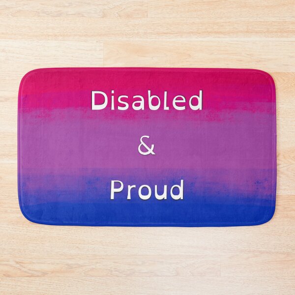 Item preview, Disabled & Proud - Bi Pride  designed and sold by CripRevolution.