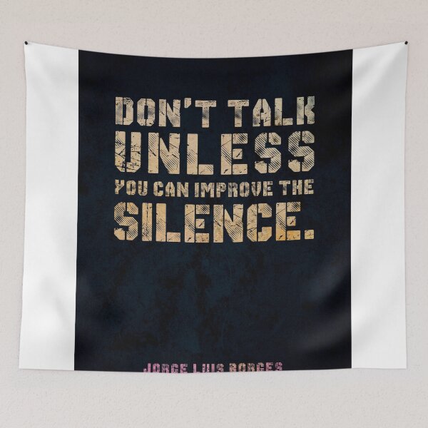 Item preview, Jorge Luis Borges - Typographic Quote Poster 03 designed and sold by Studio Grafiikka.