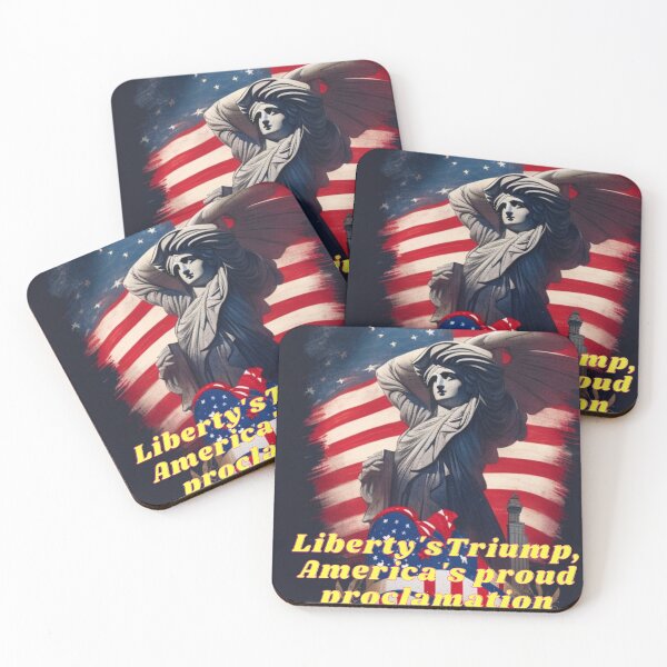 Item preview, Liberty's triumph, America's proud proclamation designed and sold by CreateUniverse.
