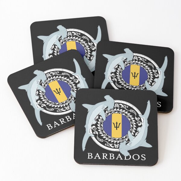 Item preview, Barbados hammerhead shark designed and sold by NicGrayGraphic.