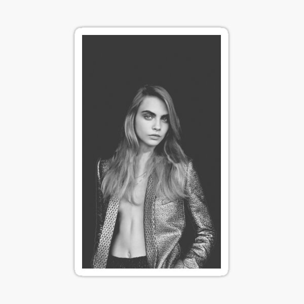 Sticker Cara Delevingne Redbubble