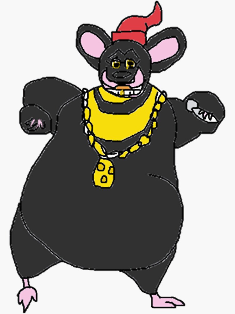 biggie cheese smiling  Sticker for Sale by nowgiftshop