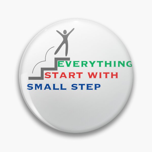 Item preview, everything start with small step designed and sold by maggNf.