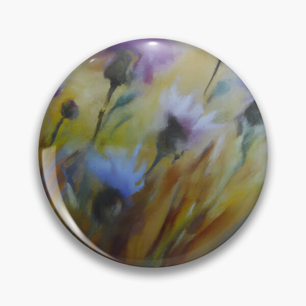 Item preview,  Scottish Thistle Flower of Scotland Impressionist Painting designed and sold by druidwolfart.