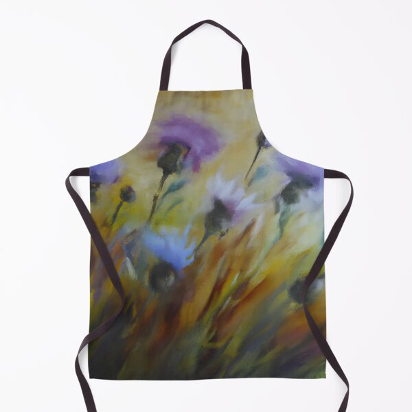 Item preview, Scottish Thistle Flower of Scotland Impressionist Painting designed and sold by druidwolfart.