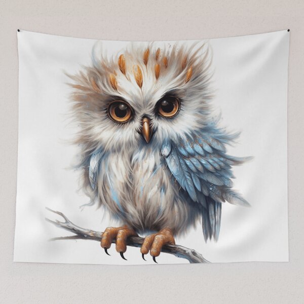 Item preview, cute baby owl designed and sold by Myrilwen.