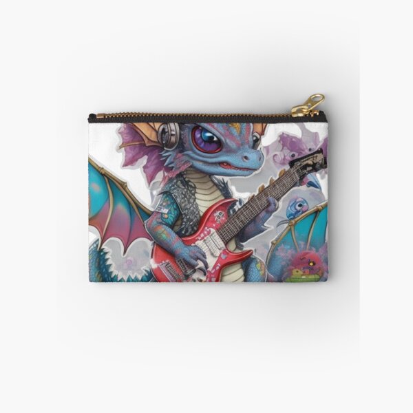 Item preview, Adorable kimono-clad dragon guitarist rocking the stage sticker and more. designed and sold by mefirefire.