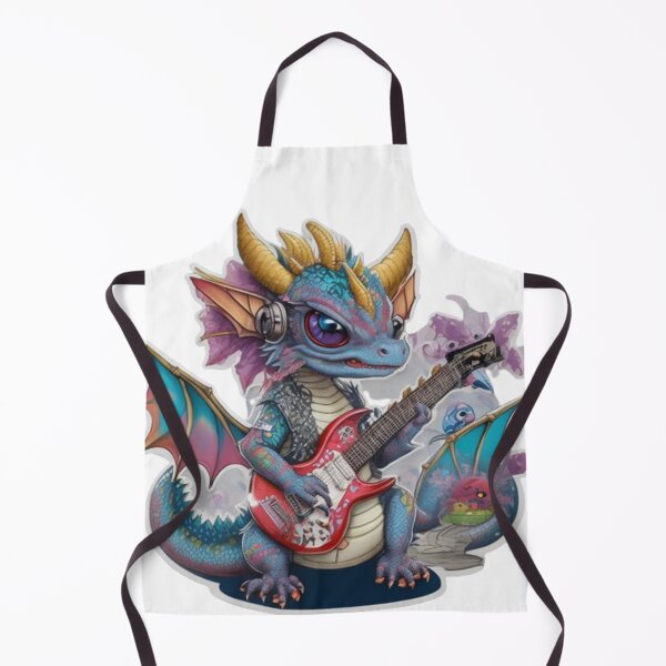 Item preview, Adorable kimono-clad dragon guitarist rocking the stage sticker and more. designed and sold by mefirefire.