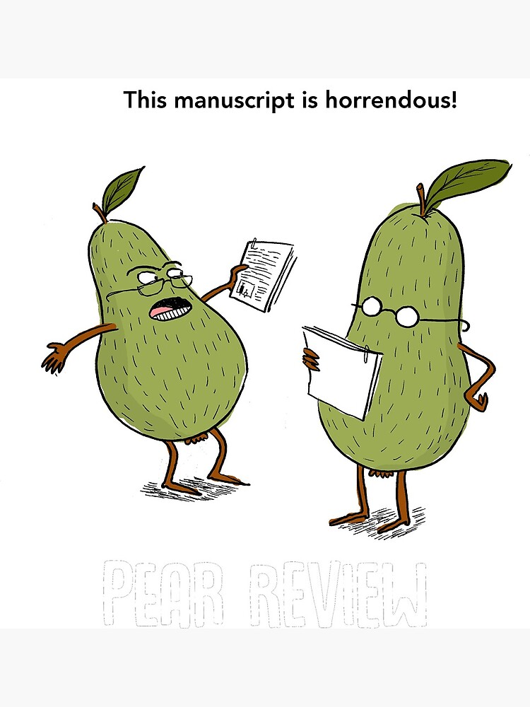 "Pear Review" Poster by velica Redbubble