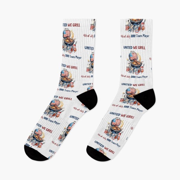 Item preview, "United we Grill 4th of July BBQ Team Player" - 4th of July BBQ Team Apparel designed and sold by Level-Fourty.